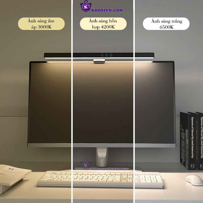 Đèn Treo Màn Hình Máy Vi Tính Size 40cm Có Đèn LED RBG Tăng Giảm Độ Sáng - TB-30SGS