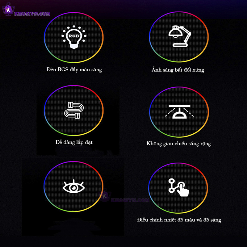 Đèn Treo Màn Hình Vi Tính Cong Kẹp Màn Hình PC Có Đèn LED RGB Điểu Chỉnh Độ Sáng Cong 40cm - TB-301SFS
