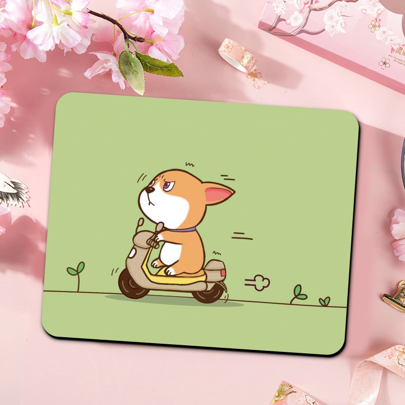 Lót Chuột, Bàn Di Chuột Nhỏ 21 x 26cm Dễ Thương Có Bo Viền - Mã 04