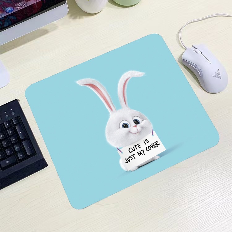 Lót Chuột, Bàn Di Chuột Nhỏ 21 x 26cm Dễ Thương Có Bo Viền - Mã 01