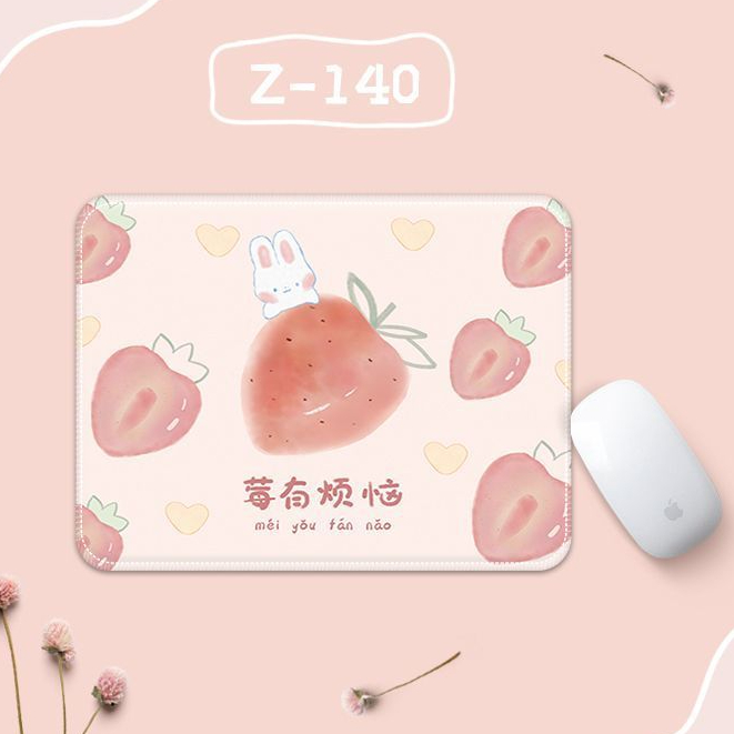 Lót Chuột, Bàn Di Chuột Nhỏ 21 x 26cm Dễ Thương Có Bo Viền - Mã 01