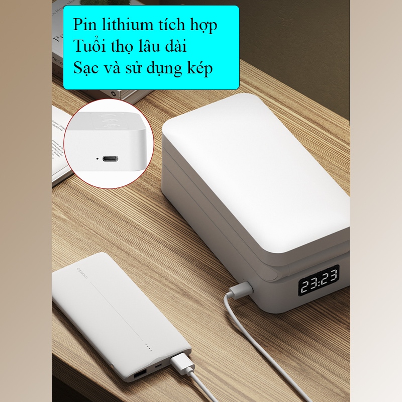 Đèn Tích Điện Để Bàn Học Gấp Gọn Pin Trâu 4000mAh 3 Màu Ánh Sáng SL-978