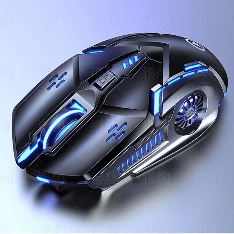 Chuột Gaming Không Dây 7 Màu LED RGB 3200DPI Chuột Gaming, Văn Phòng - Chuột A9