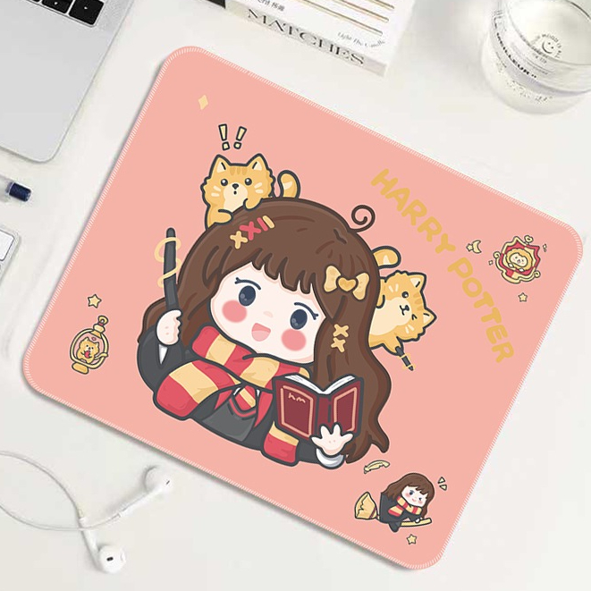 Lót Chuột, Bàn Di Chuột Nhỏ 21 x 26cm Dễ Thương Có Bo Viền - Mã 01