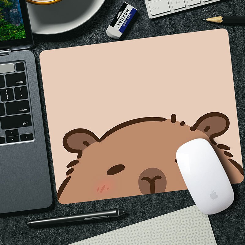 Lót Chuột, Bàn Di Chuột Nhỏ 21 x 26cm Dễ Thương Có Bo Viền - Mã 01