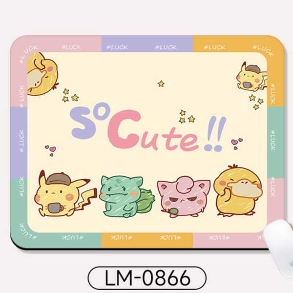 Lót Chuột, Bàn Di Chuột Nhỏ 21 x 26cm Dễ Thương Có Bo Viền - Mã 01