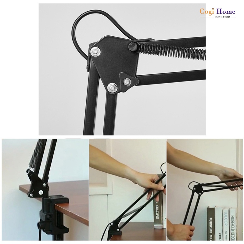 Đèn Học Kẹp Bàn Chống Cận Thị Pixar PX-800X