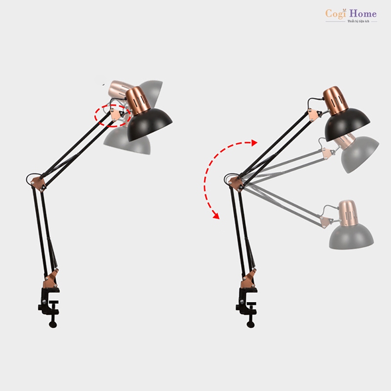 Đèn Kẹp Bàn Học Chống Cận Thị Pixar PX-800B