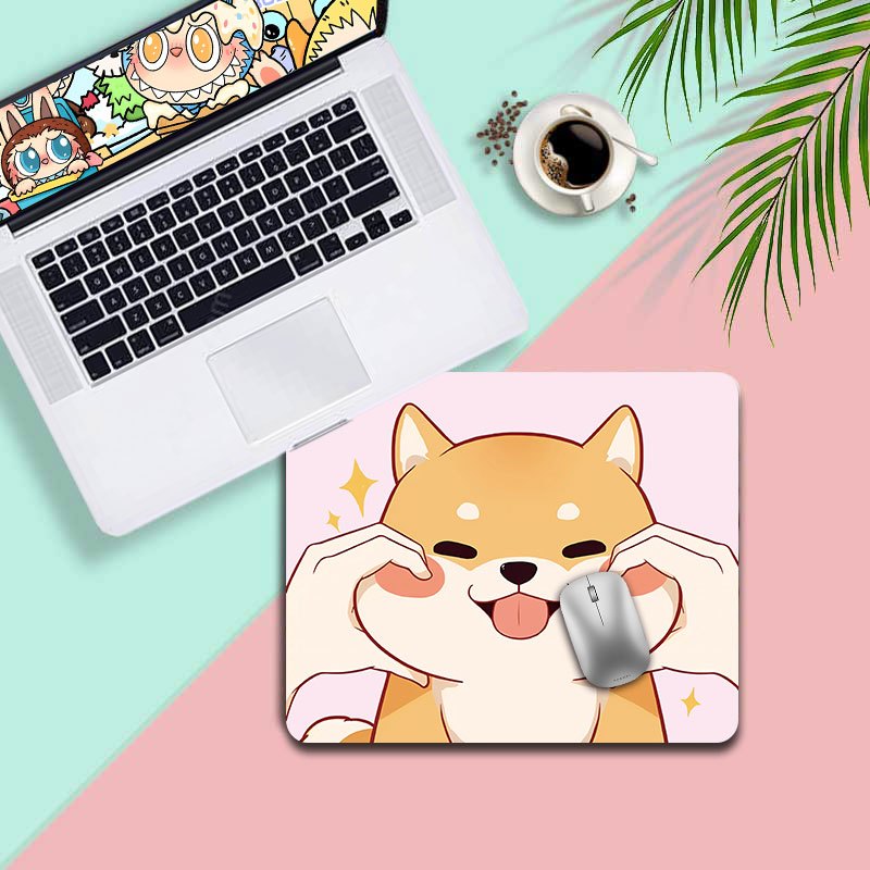 Lót Chuột, Bàn Di Chuột Nhỏ 21 x 26cm Dễ Thương Có Bo Viền - Mã 01