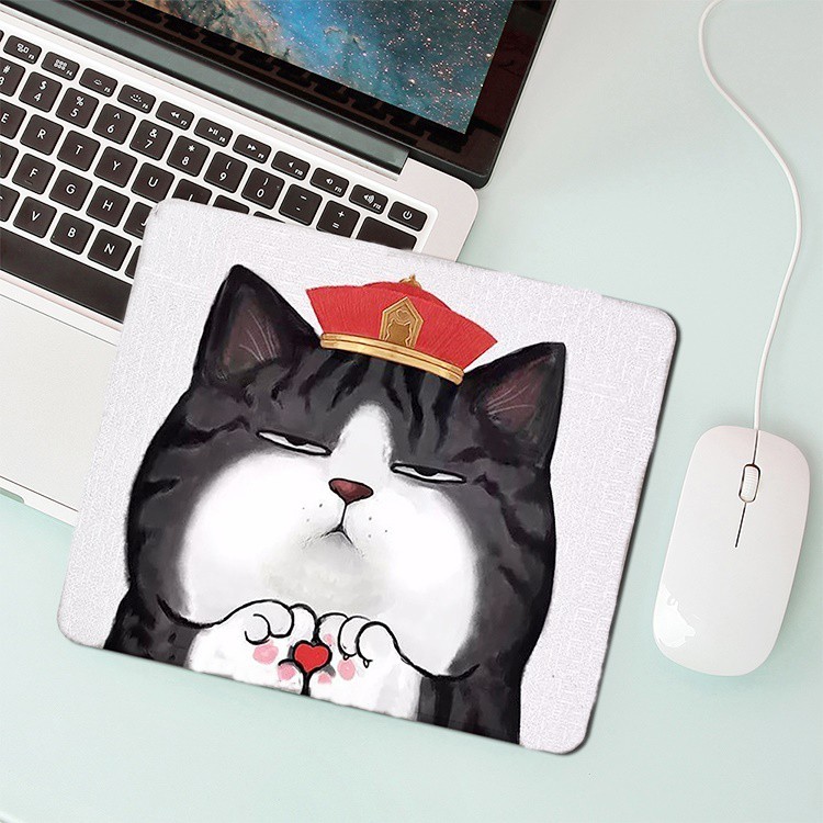 Lót Chuột, Bàn Di Chuột Nhỏ 21 x 26cm Dễ Thương Có Bo Viền - Mã 01