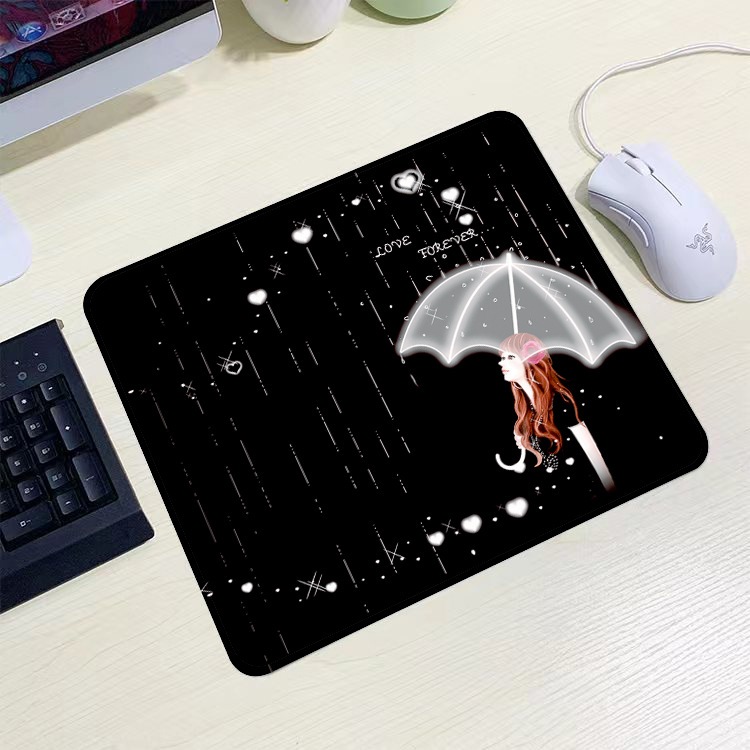 Lót Chuột, Bàn Di Chuột Nhỏ 21 x 26cm Dễ Thương Có Bo Viền - Mã 01