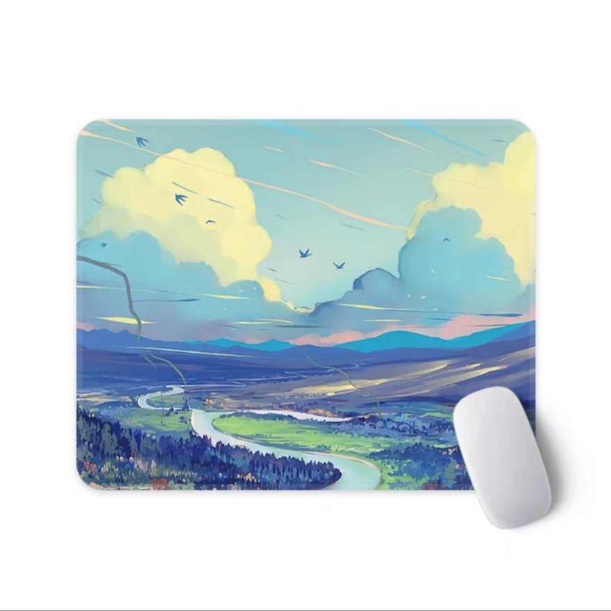 Lót Chuột, Bàn Di Chuột Nhỏ 21 x 26cm Dễ Thương Có Bo Viền - Mã 01