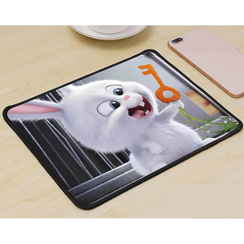 Lót Chuột, Bàn Di Chuột Nhỏ 21 x 26cm Dễ Thương Có Bo Viền - Mã 01