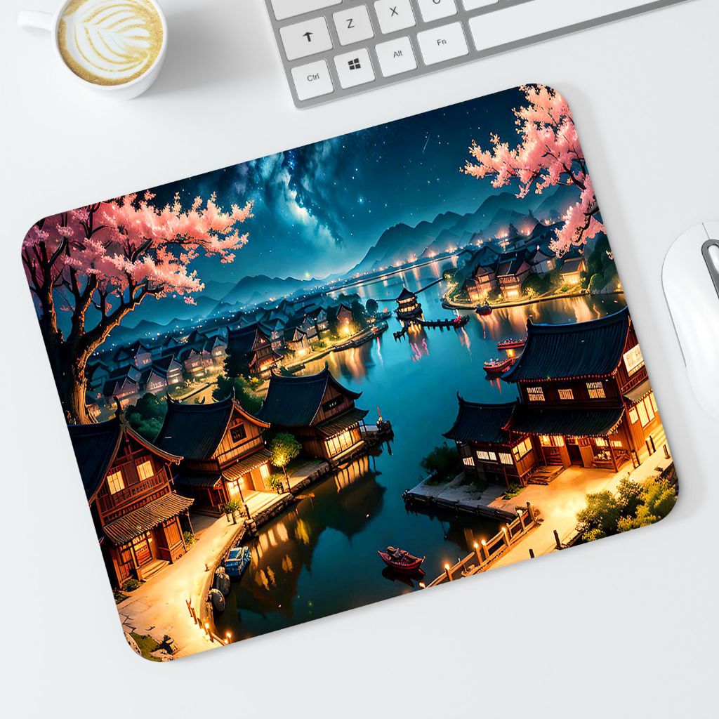 Lót Chuột, Bàn Di Chuột Nhỏ 21 x 26cm Dễ Thương Có Bo Viền - Mã 01