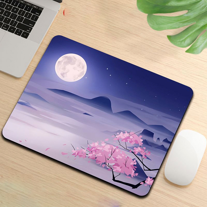 Lót Chuột, Bàn Di Chuột Nhỏ 21 x 26cm Dễ Thương Có Bo Viền - Mã 01