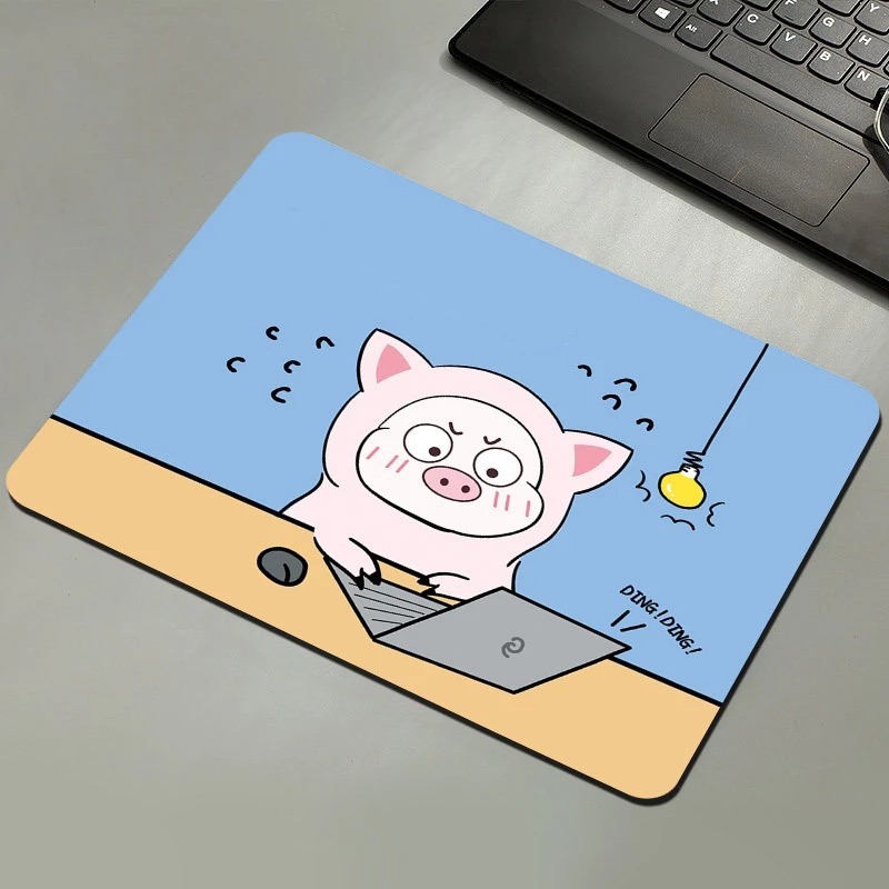Lót Chuột, Bàn Di Chuột Nhỏ 21 x 26cm Dễ Thương Có Bo Viền - Mã 01
