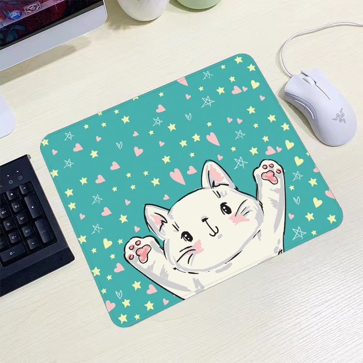 Lót Chuột, Bàn Di Chuột Nhỏ 21 x 26cm Dễ Thương Có Bo Viền - Mã 01