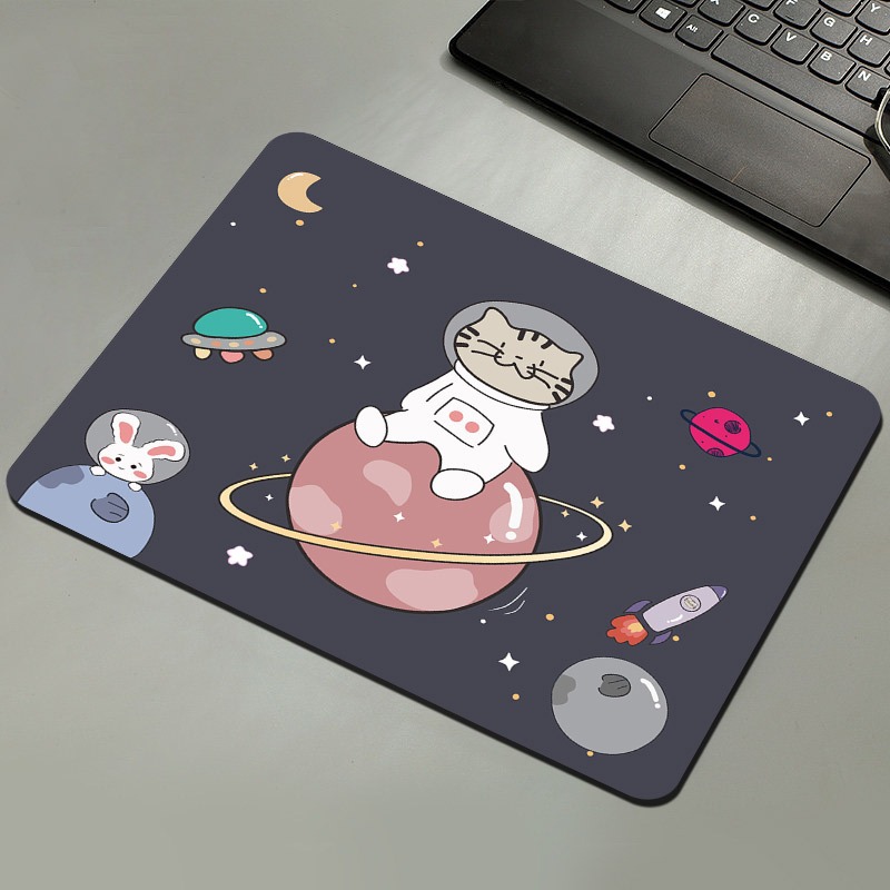 Lót Chuột, Bàn Di Chuột Nhỏ 21 x 26cm Dễ Thương Có Bo Viền - Mã 01