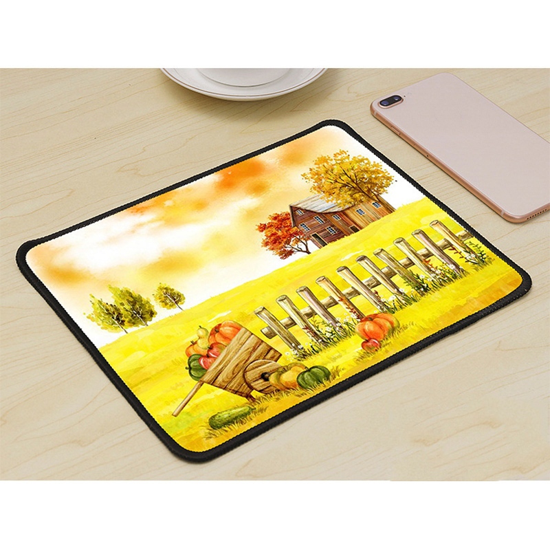 Lót Chuột, Bàn Di Chuột Nhỏ 21 x 26cm Dễ Thương Có Bo Viền - Mã 01
