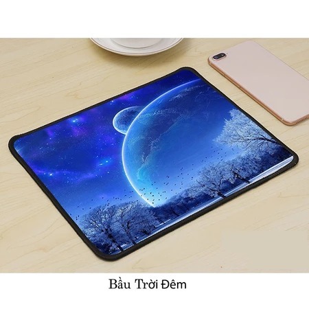 Lót Chuột, Bàn Di Chuột Nhỏ 21 x 26cm Dễ Thương Có Bo Viền - Mã 01
