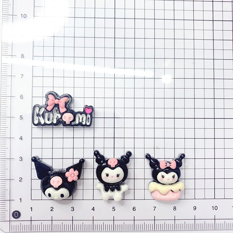 Phụ Kiện Set Charm 3D Dễ Thương Cute , Sticker 3D Nổi Chọn Màu Kèm Keo Dán Phụ Kiện - Sticker 3D