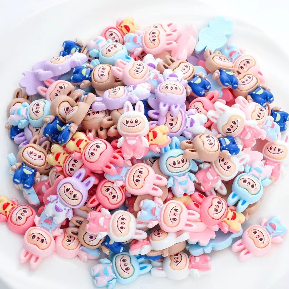 Phụ Kiện Set Charm 3D Dễ Thương Cute , Sticker 3D Nổi Chọn Màu Kèm Keo Dán Phụ Kiện - Sticker 3D