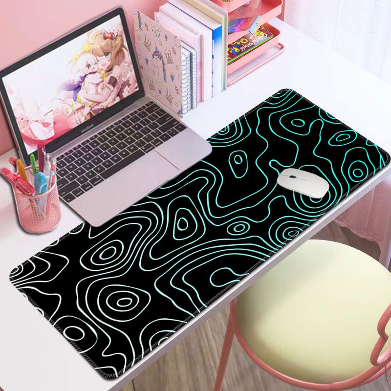 Lót Chuột Cỡ Lớn 80x30cm Miếng Pad Chuột Cao Su Cỡ Lớn Có Bo Viền - Mã 01