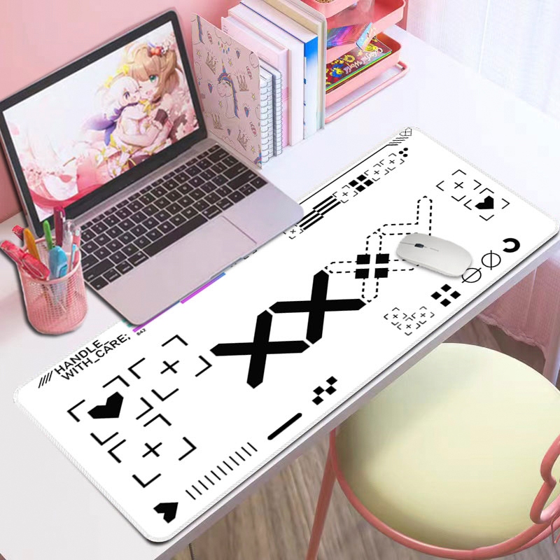Lót Chuột Cỡ Lớn 80x30cm Miếng Pad Chuột Cao Su Cỡ Lớn Có Bo Viền - Mã 01