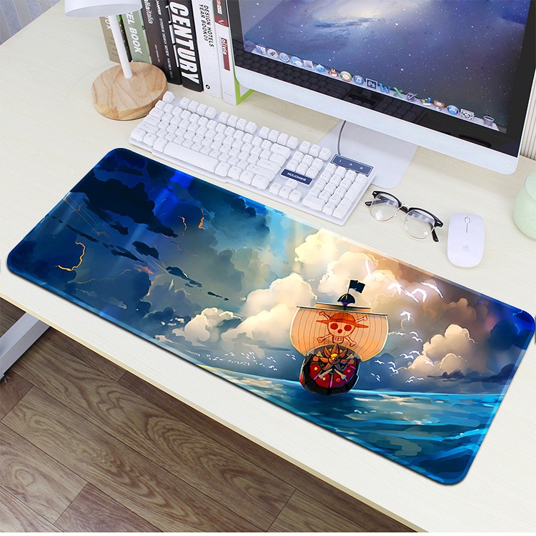 Lót Chuột Cỡ Lớn 80x30cm Miếng Pad Chuột Cao Su Cỡ Lớn Có Bo Viền - Mã 01