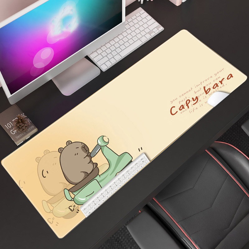 Lót Chuột Cỡ Lớn 80x30cm Miếng Pad Chuột Cao Su Cỡ Lớn Có Bo Viền - Mã 01