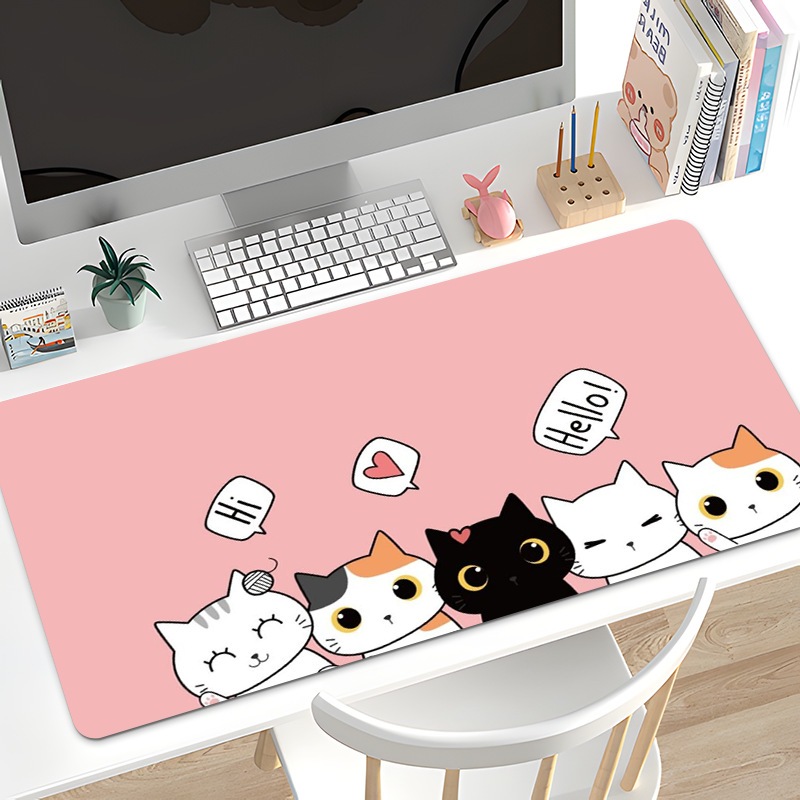Lót Chuột Cỡ Lớn 80x30cm Miếng Pad Chuột Cao Su Cỡ Lớn Có Bo Viền - Mã 01