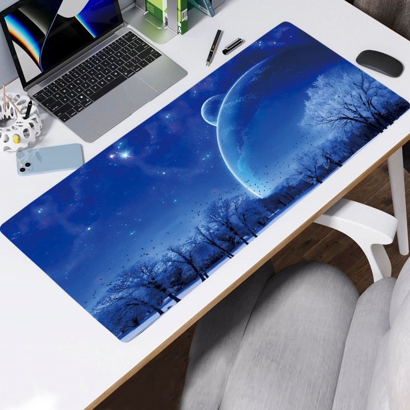 Lót Chuột Cỡ Lớn 80x30cm Miếng Pad Chuột Cao Su Cỡ Lớn Có Bo Viền - Mã 01