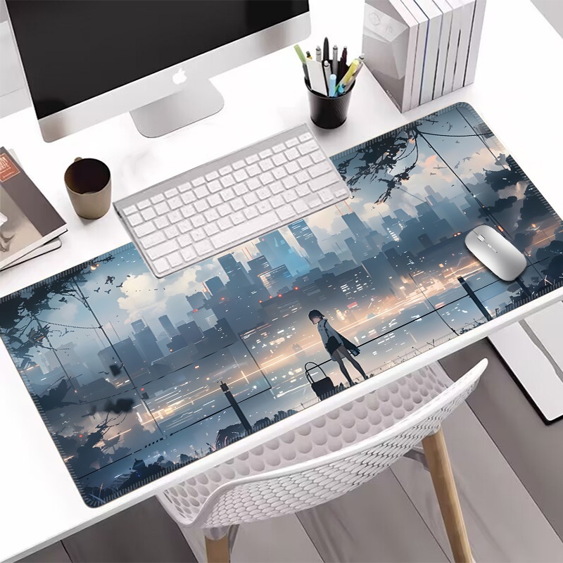 Lót Chuột Cỡ Lớn 80x30cm Miếng Pad Chuột Cao Su Cỡ Lớn Có Bo Viền - Mã 01