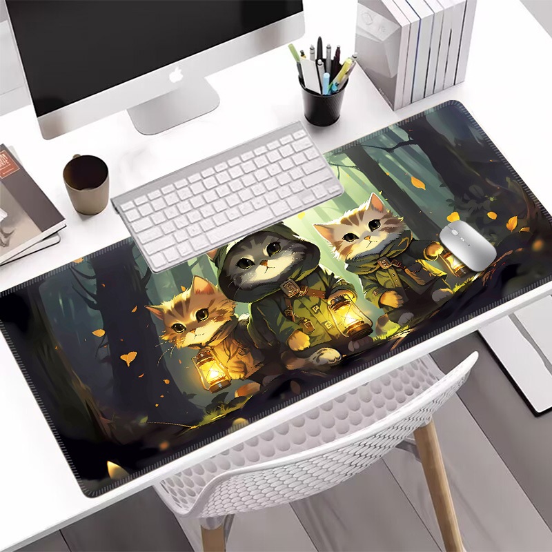 Lót Chuột Cỡ Lớn 80x30cm Miếng Pad Chuột Cao Su Cỡ Lớn Có Bo Viền - Mã 01