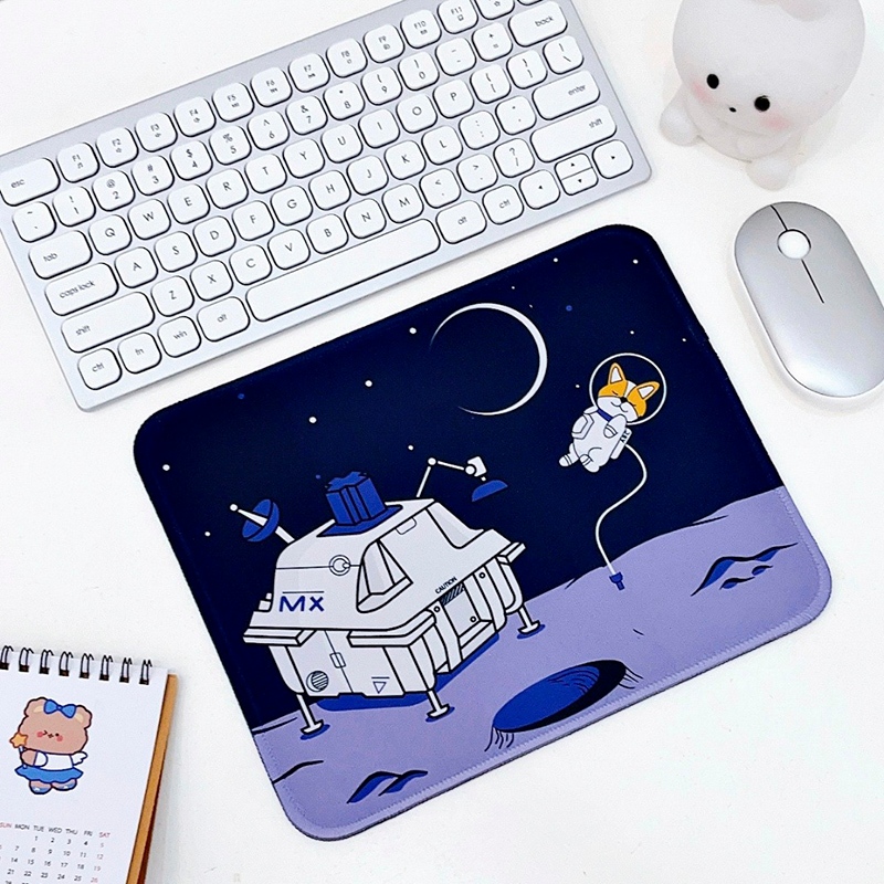 Lót Chuột, Bàn Di Chuột Nhỏ 21 x 26cm Dễ Thương Có Bo Viền - Mã 03