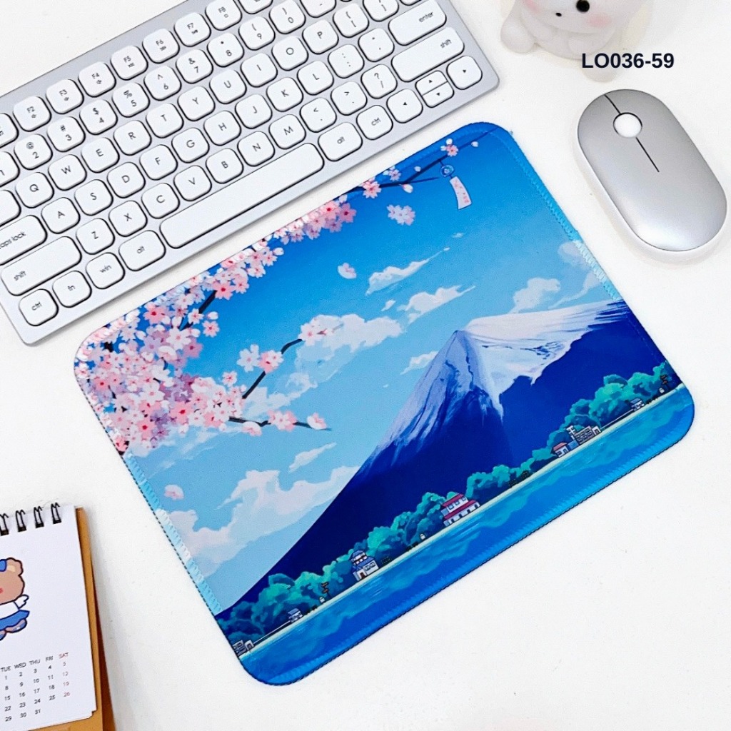 Lót Chuột, Bàn Di Chuột Nhỏ 21 x 26cm Dễ Thương Có Bo Viền - Mã 03