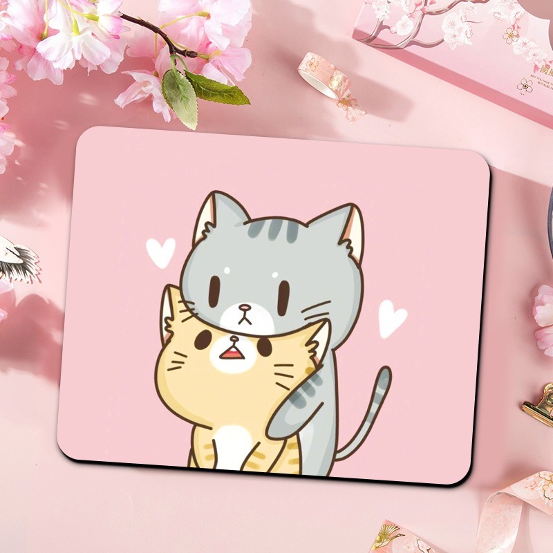 Lót Chuột, Bàn Di Chuột Nhỏ 21 x 26cm Dễ Thương Có Bo Viền - Mã 03