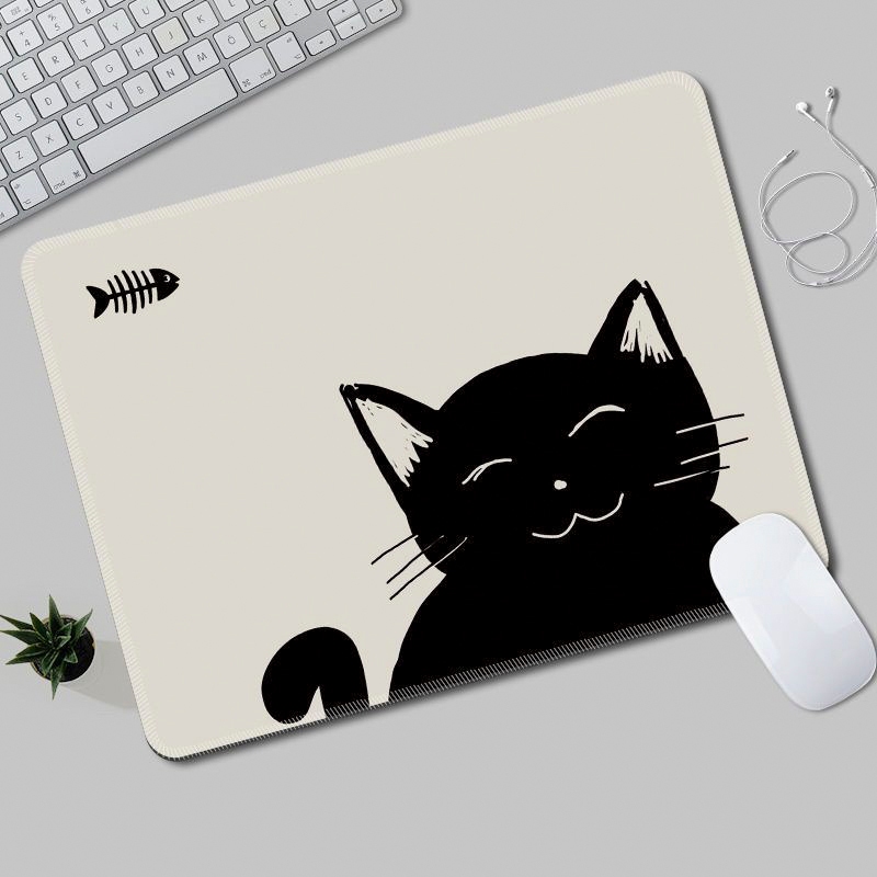 Lót Chuột, Bàn Di Chuột Nhỏ 21 x 26cm Dễ Thương Có Bo Viền - Mã 03