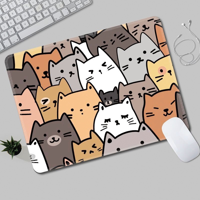 Lót Chuột, Bàn Di Chuột Nhỏ 21 x 26cm Dễ Thương Có Bo Viền - Mã 03