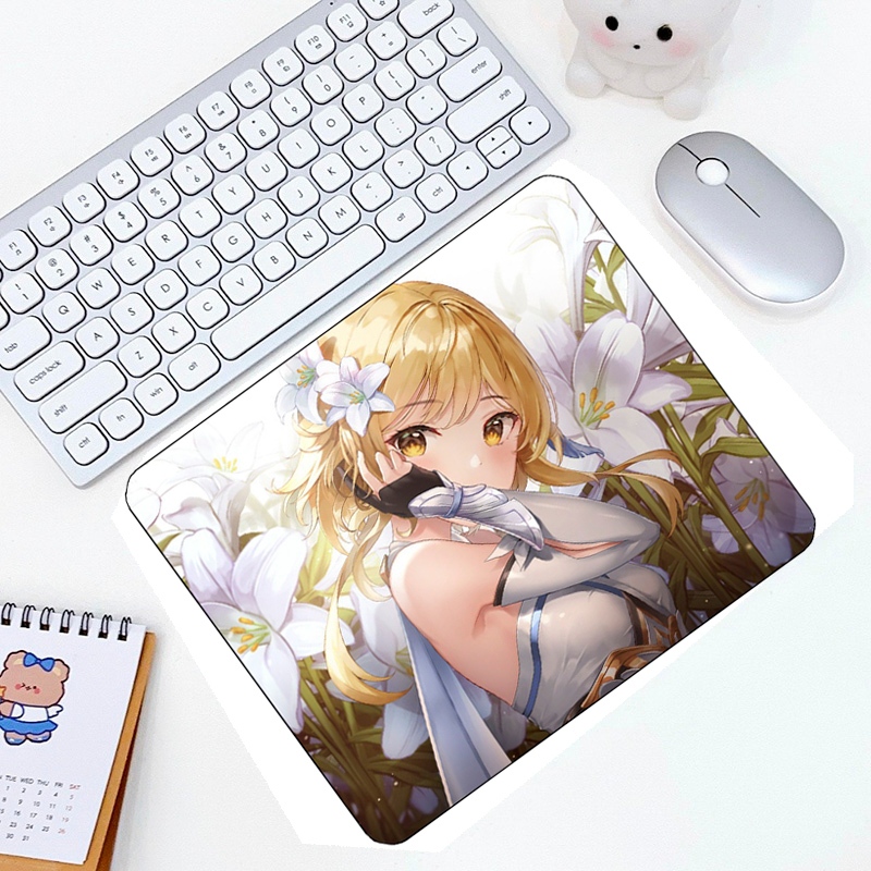 Lót Chuột, Bàn Di Chuột Nhỏ 21 x 26cm Dễ Thương Có Bo Viền - Mã 03