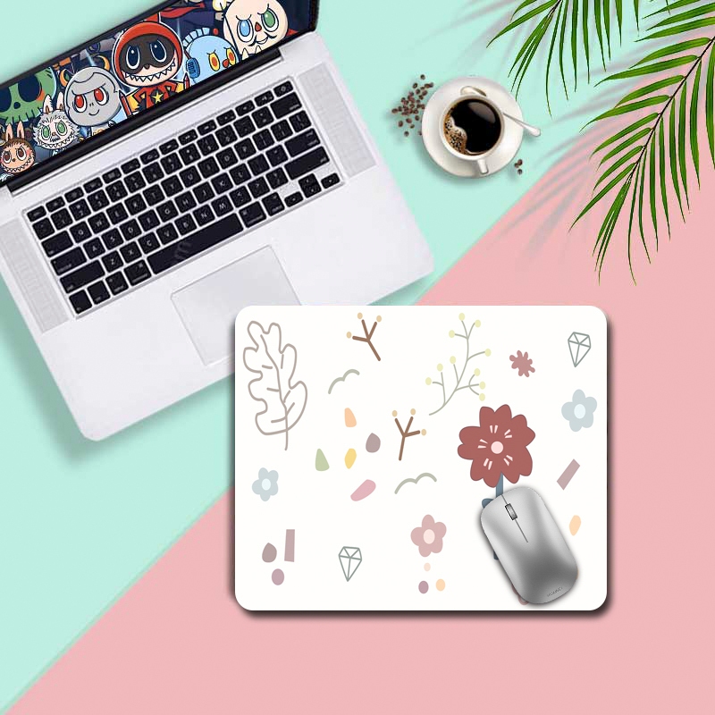 Lót Chuột, Bàn Di Chuột Nhỏ 21 x 26cm Dễ Thương Có Bo Viền - Mã 03