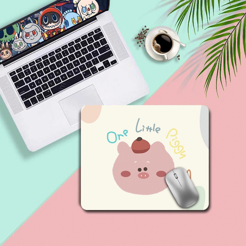 Lót Chuột, Bàn Di Chuột Nhỏ 21 x 26cm Dễ Thương Có Bo Viền - Mã 03