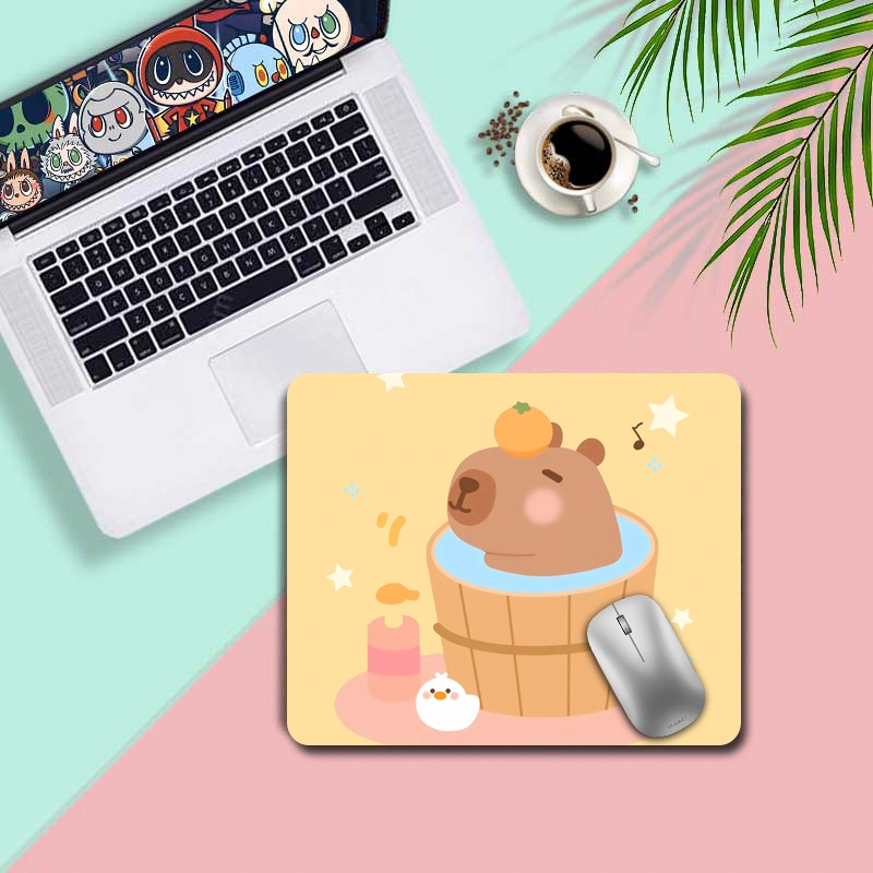 Lót Chuột, Bàn Di Chuột Nhỏ 21 x 26cm Dễ Thương Có Bo Viền - Mã 03