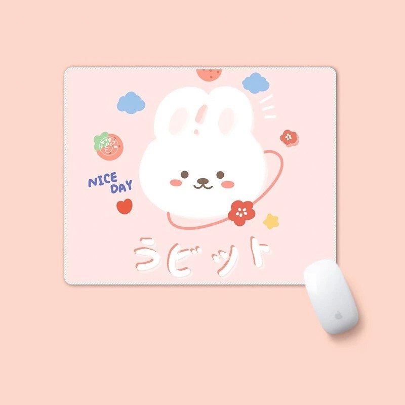 Lót Chuột, Bàn Di Chuột Nhỏ 21 x 26cm Dễ Thương Có Bo Viền - Mã 03