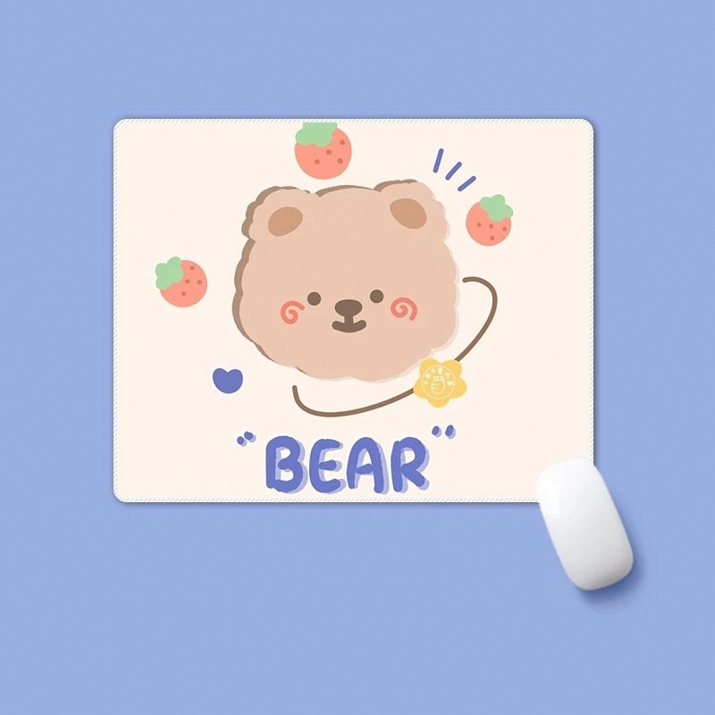 Lót Chuột, Bàn Di Chuột Nhỏ 21 x 26cm Dễ Thương Có Bo Viền - Mã 03