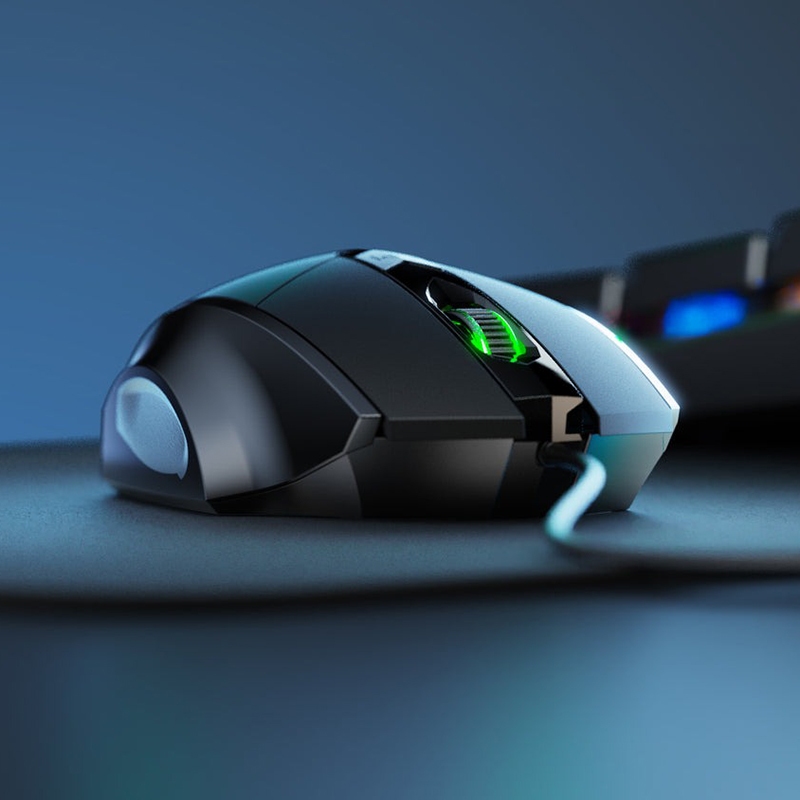 Chuột Gaming Inphic Có Dây Chống Ồn 7200dpi Có 4 Mức Điều Chỉnh Phù Hợp Chơi Game Và Văn Phòng - Inphic W1