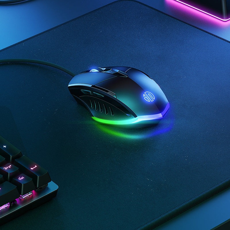 Chuột Gaming Inphic Có Dây Chống Ồn 7200dpi Có 4 Mức Điều Chỉnh Phù Hợp Chơi Game Và Văn Phòng - Inphic W1