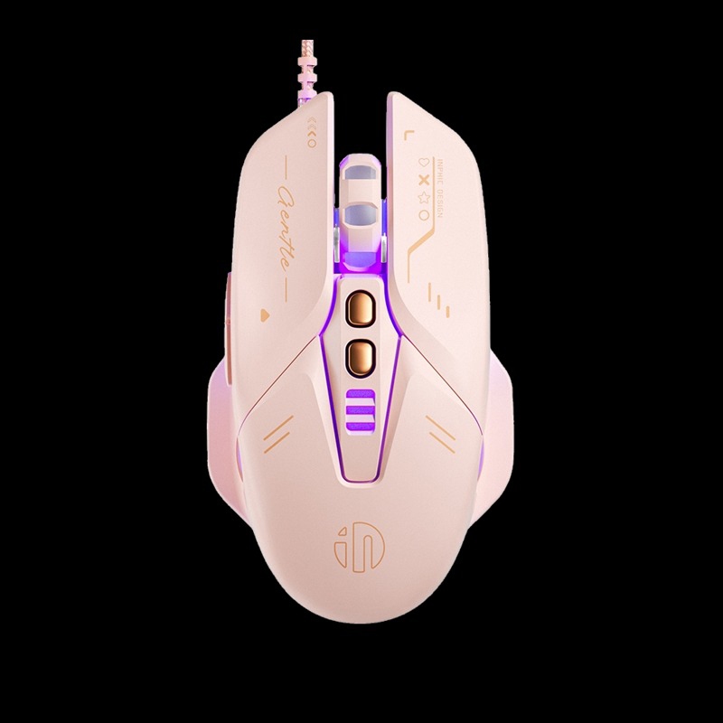 Chuột Gaming Inphic Có Dây Đèn LED RGB Thiết Kế Công Thái Học - Inphic W8