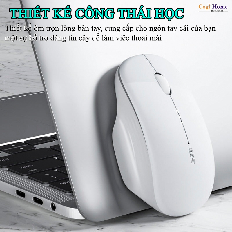 Chuột Văn Phòng Inphic Không Dây Buetooth 2.4G Siêu Mỏng Công Thái Học - Inphic M1