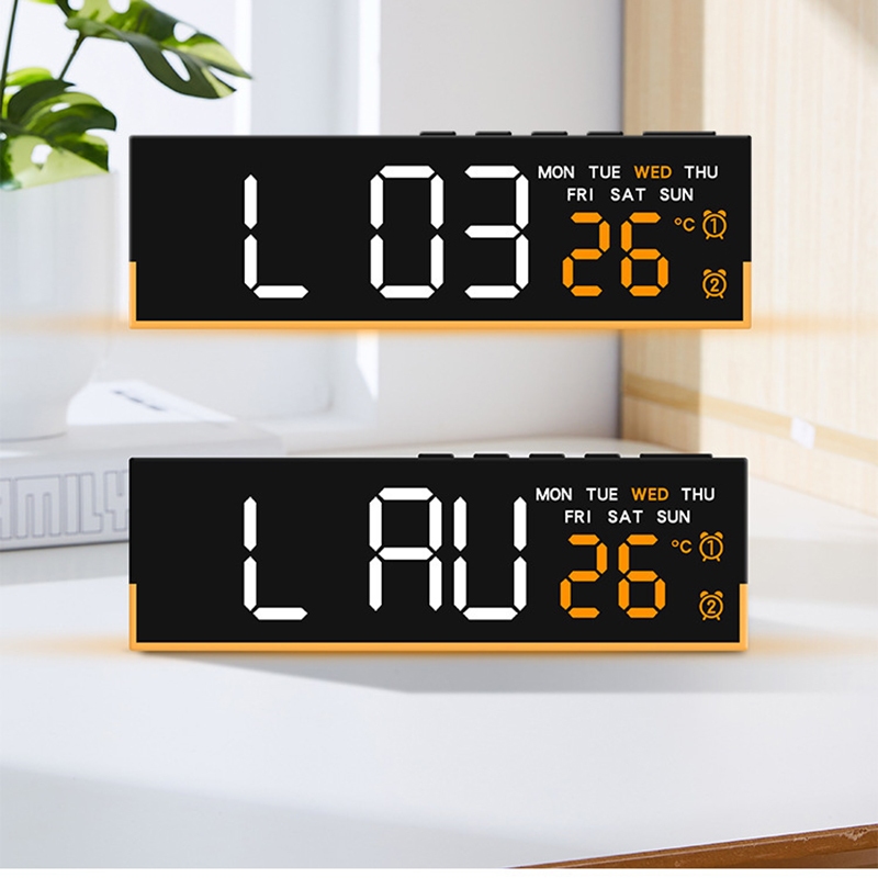 Đồng Hồ LED Decor Để Bàn Báo Thức Có Đèn Nền Trang Trí Điều Chỉnh Được Độ Sáng - 6681